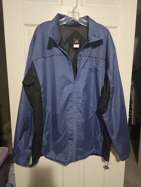 Cheneral Men's Blue Windbreaker Jacket Myrtle Beach Sz XL